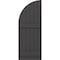Ekena Millwork Americraft 6-Board (2 Batten) Wood Joined Board-n-Batten Shutters w/ Arch Top, ARW101BQ621X77SMH, PR ARW101BQ621X77SMH - alternate 8